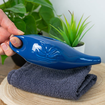 Neti Pot Ceramic – Navy Blue 250ml-Global Food Hub