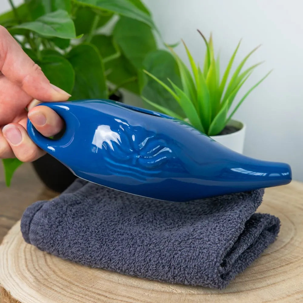Neti Pot Ceramic – Navy Blue 250ml-Global Food Hub