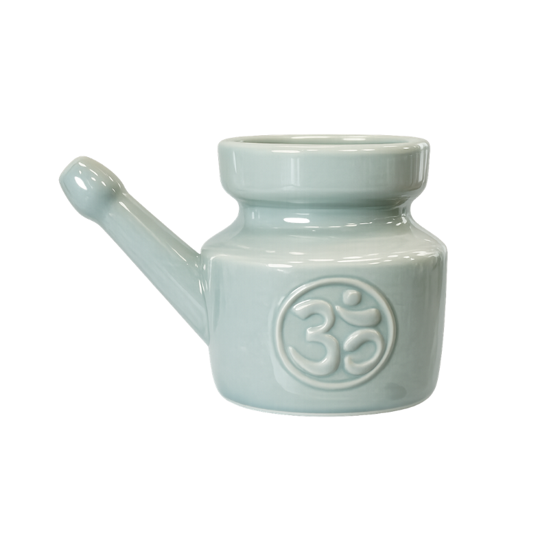 Neti Pot Ohm Ceramic – Grey 300g-Global Food Hub