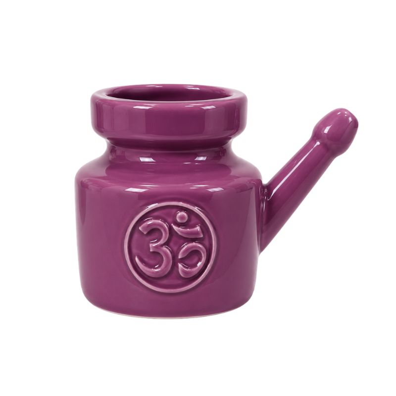 Neti Pot Ohm Ceramic – Puprle 300g-Global Food Hub