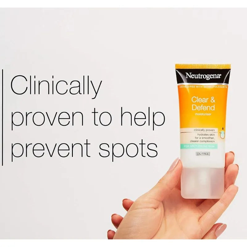 Neutrogena Clear & Defend Moisturizing Cream - 50 ml-Global Food Hub