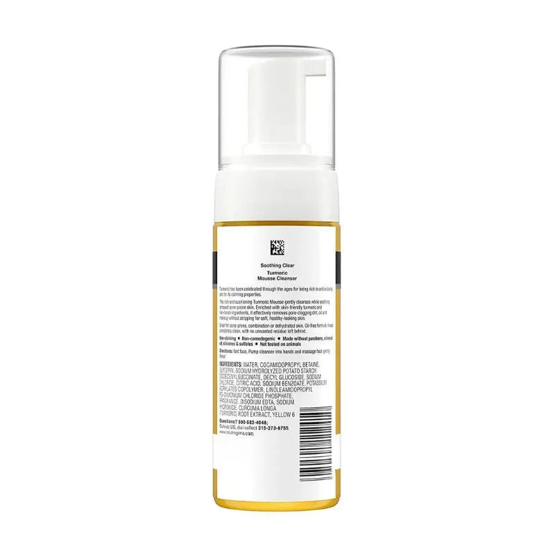 Neutrogena Clear & Soothe Mousse Cleanser with Turmeric - 150ml-Global Food Hub
