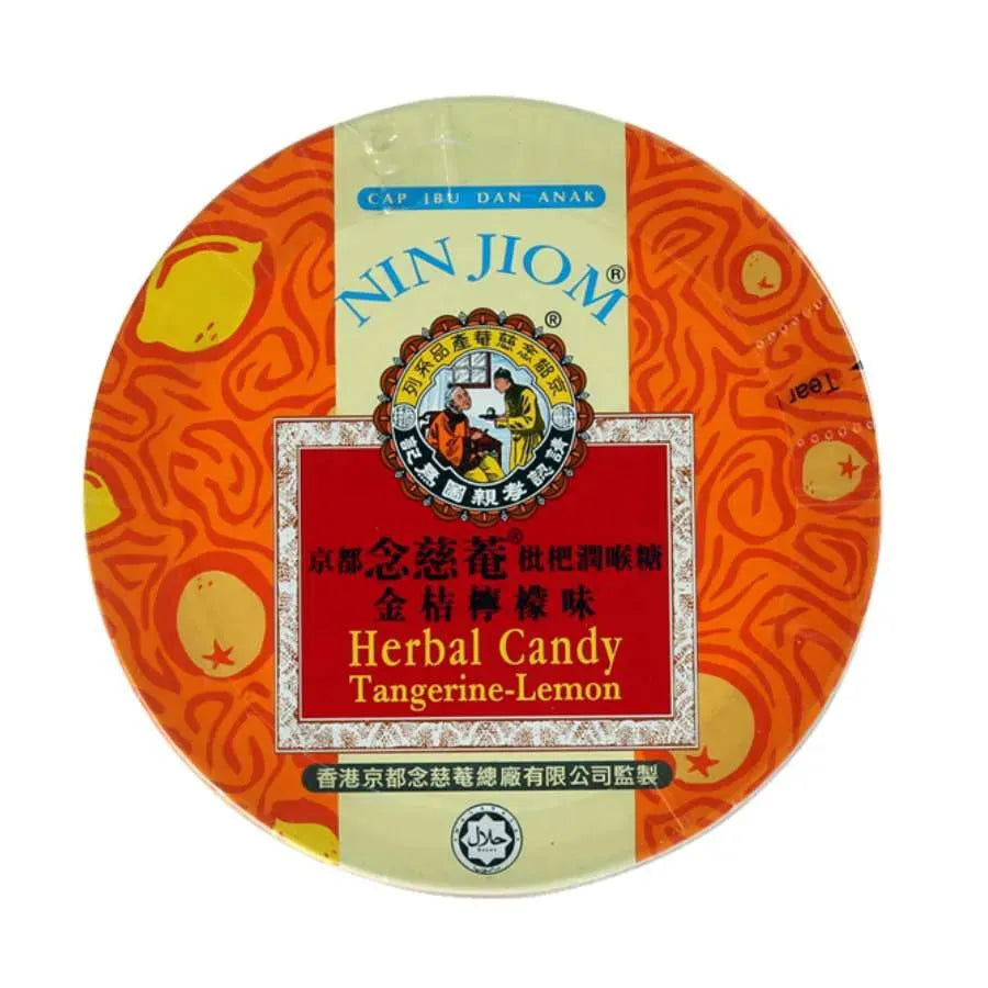 Nin Jiom Herbal Candy Tangarine - Lemon - 60g-Global Food Hub