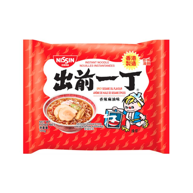 Nissin Demae Ramen Spicy Sesame Oil - 100g-Global Food Hub