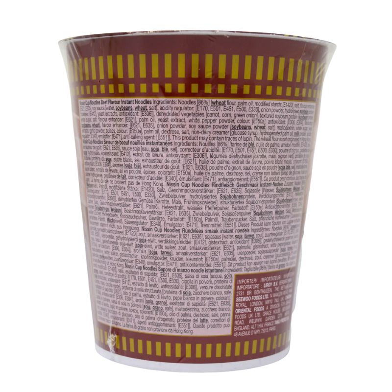 Nissin Hong Kong Cup Noodle Beef - 69g-Global Food Hub