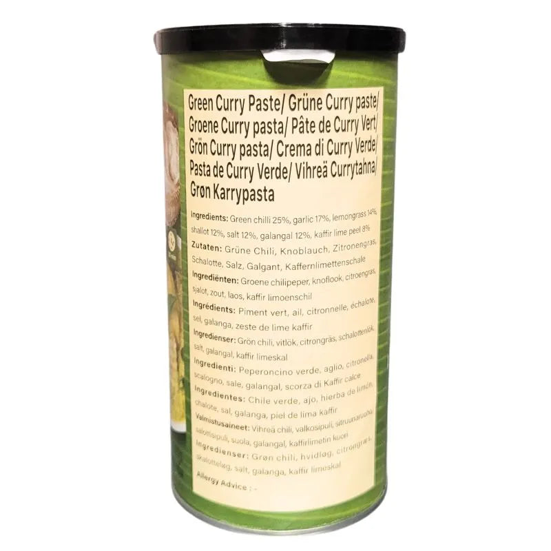Nittaya Curry Paste Green Vegan - 400g-Global Food Hub