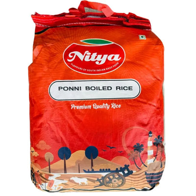 Nitya Ponni Boiled Rice - 5Kgs-Global Food Hub