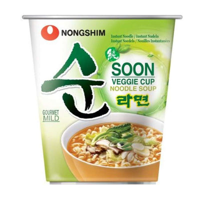 Nongshim Instant Cup Noodle Soon Veggie-67 grams-Global Food Hub