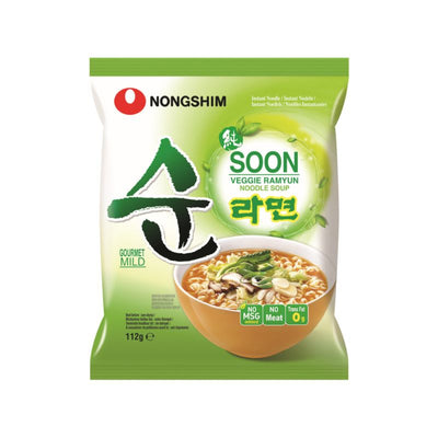 Nongshim Instant Noodle Soon Veggie Ramyun-112 grams-Global Food Hub