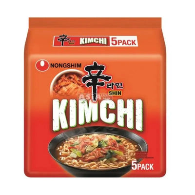 Nongshim Instant Noodles Shin Kimchi - 120x5-Global Food Hub