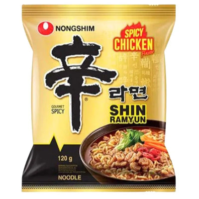 Nongshim Instant Noodles Shin Ramyun Spicy Chicken - 120g-Global Food Hub