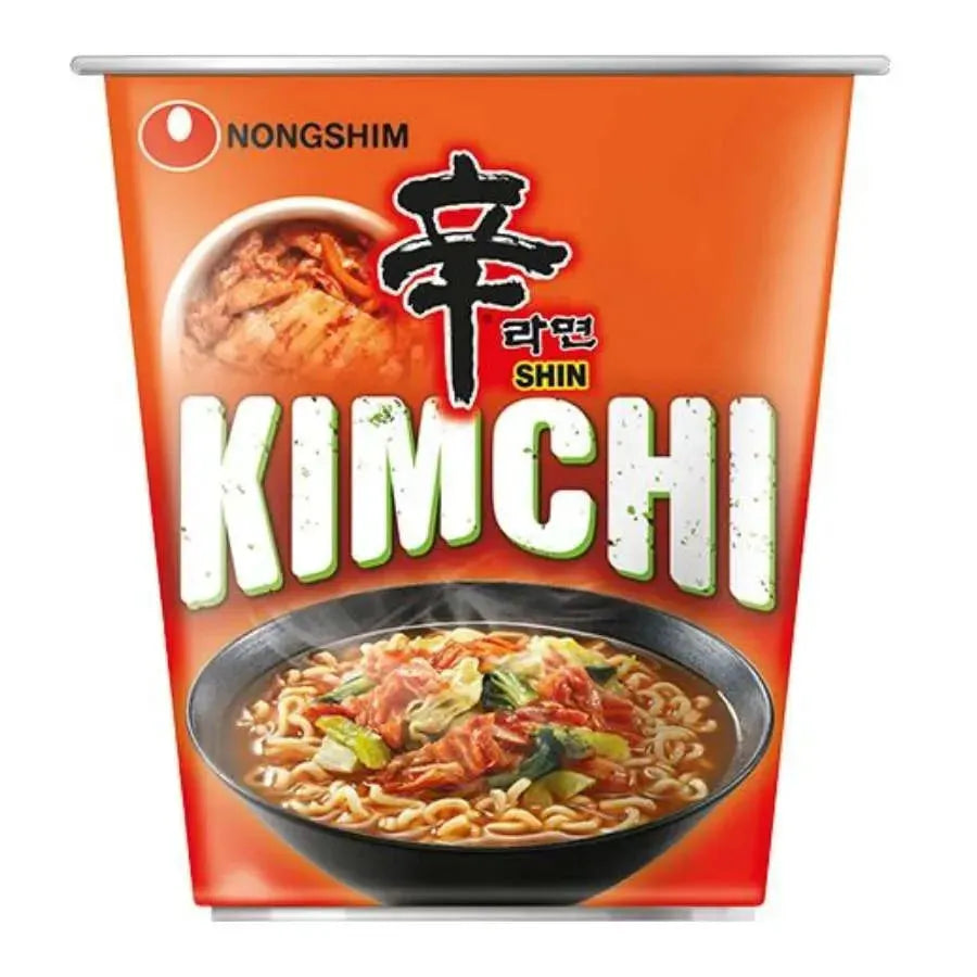 Nongshim Shin Kimchi Cup Noodles - 75g-Global Food Hub