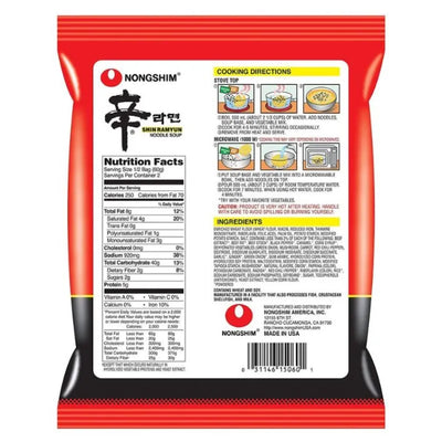 Nongshim Shin Ramyun Noodle - 120g-Global Food Hub
