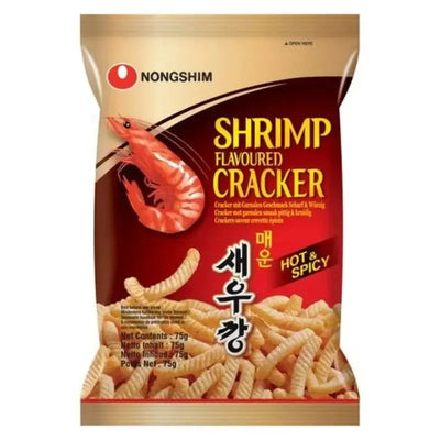 Nongshim Shrimp Crackers Hot & Spicy - 75g-Global Food Hub