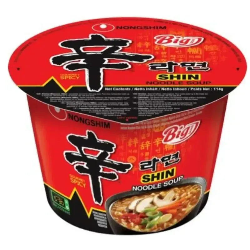 Nongshim Spicy Shin Noodles Bowl - 114g-Global Food Hub