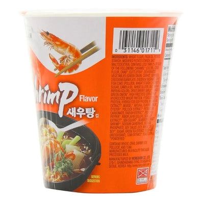 Nongshim Spicy Shrimp Cup Noodle Soup - 68g-Global Food Hub