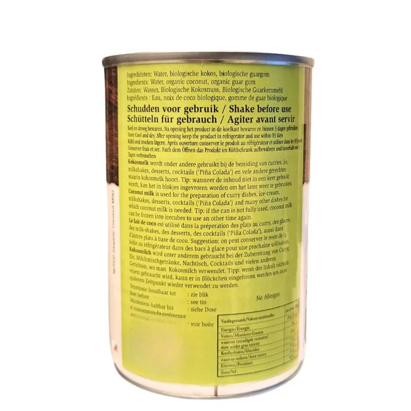 Nutco Organic Coconut Milk - 400ml-Global Food Hub