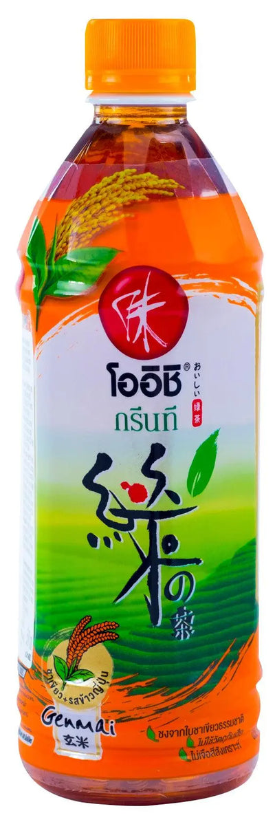 OISHI- Green Tea Drink Genmai-500ml-Global Food Hub