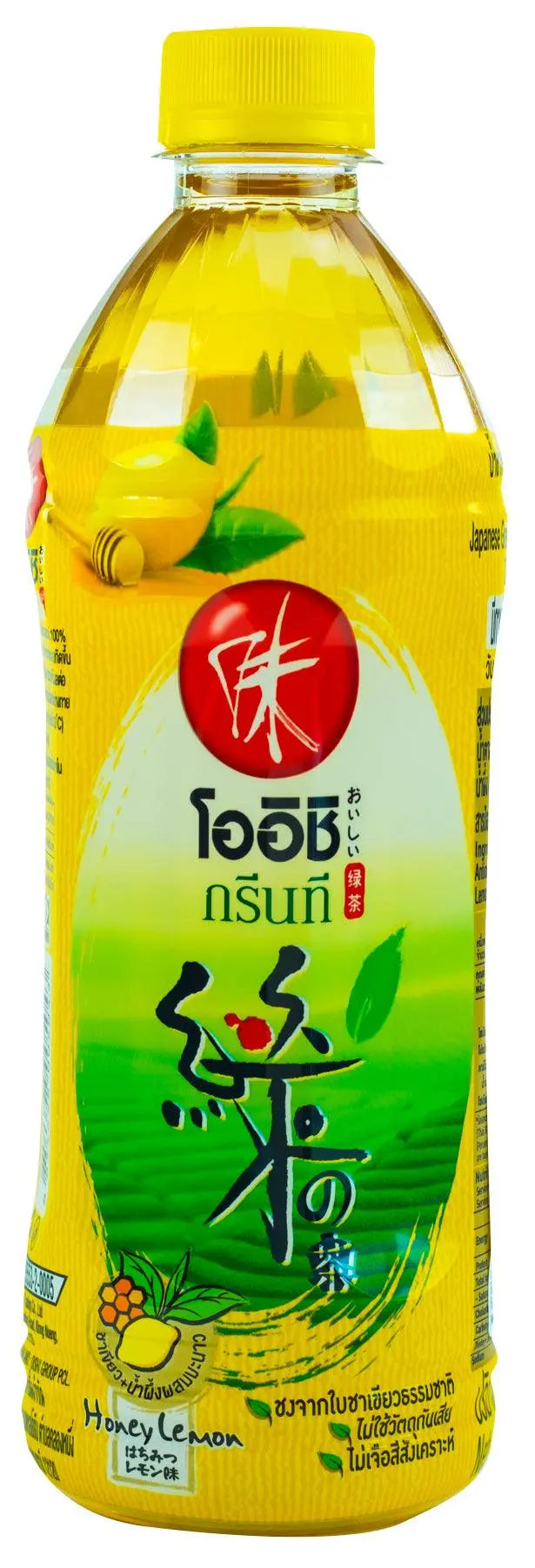 OISHI- Green Tea Drink Honey-Lemon-500ml-Global Food Hub