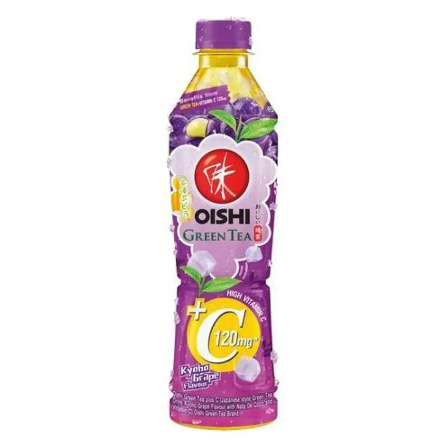 OISHI- Green Tea Drink Kyoho Grape - 317ml-Global Food Hub