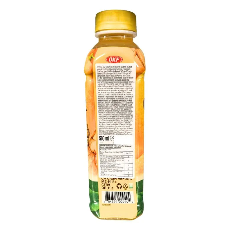 OKF - Aloe Vera Drink Lemon Ginger 500ml-Global Food Hub