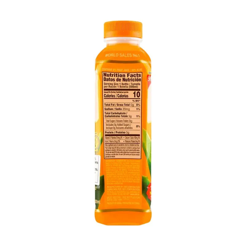 OKF - Aloe Vera Drink Mango Sugar Free 500ml-Global Food Hub