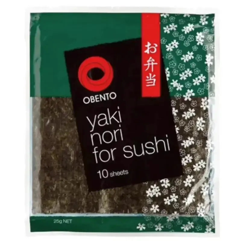 Obento Yaki Nori for Sushi (10 Sheets) - 25g-Global Food Hub