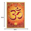 Om Sign Golden Foil Print Poster - 21cm x 30cm-Global Food Hub