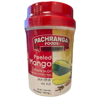 Pachranga Peeled Mango Pickle/Aachar in Oil - 800g-800 grams-Global Food Hub