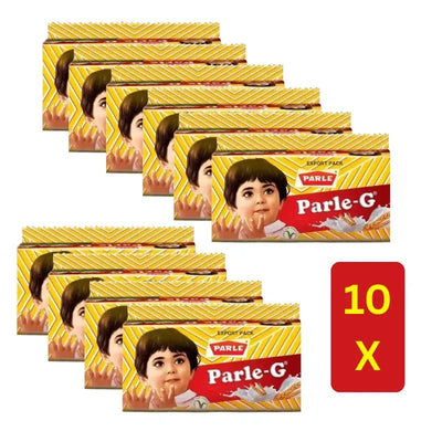 Parle G Biscuit - 10 packs of 79.9g-Global Food Hub