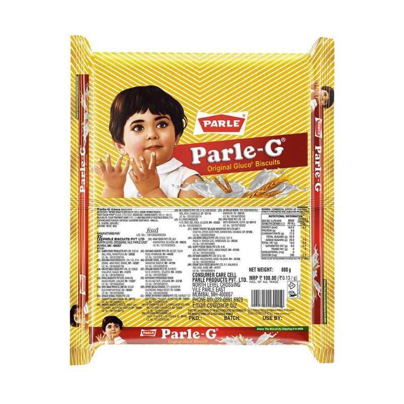 Parle G - Biscuit Family Pack 800g-Global Food Hub