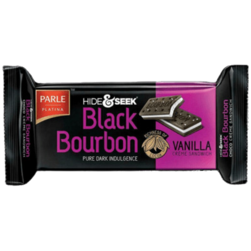 Parle Hide and Seek Black Bourbon Vanilla-100 grams-Global Food Hub