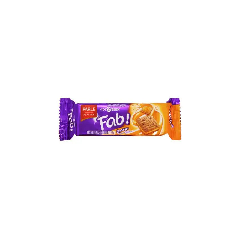 Parle Hide and Seek Fab Orange-112 grams-Global Food Hub