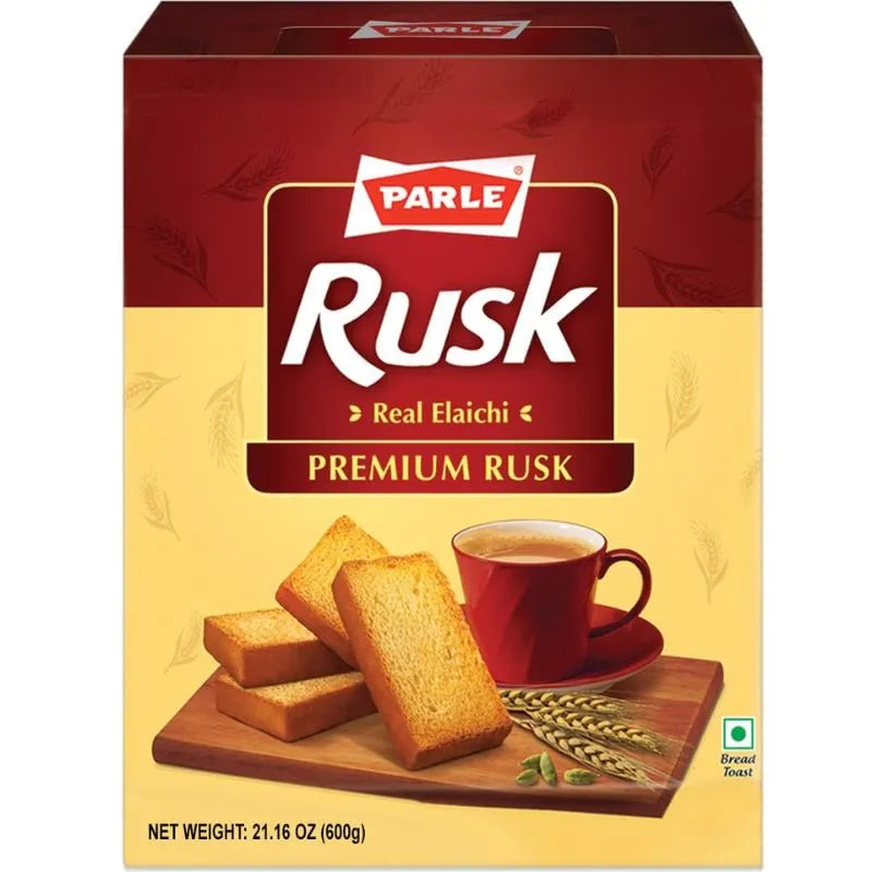 Parle Premium Rusk with Cardamom-600 grams-Global Food Hub