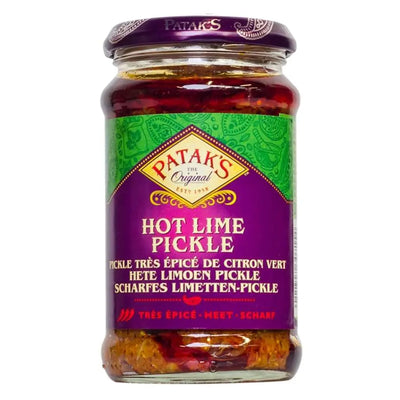 Patak's Lime Pickle Hot-283 grams-Global Food Hub