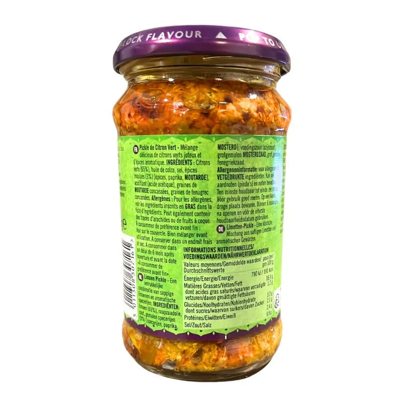 Patak's Lime Pickle Mild - 283g-Global Food Hub