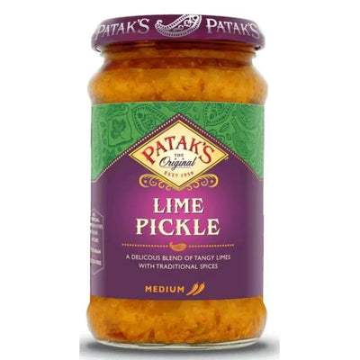 Patak's Lime Pickle Mild-250 grams-Global Food Hub