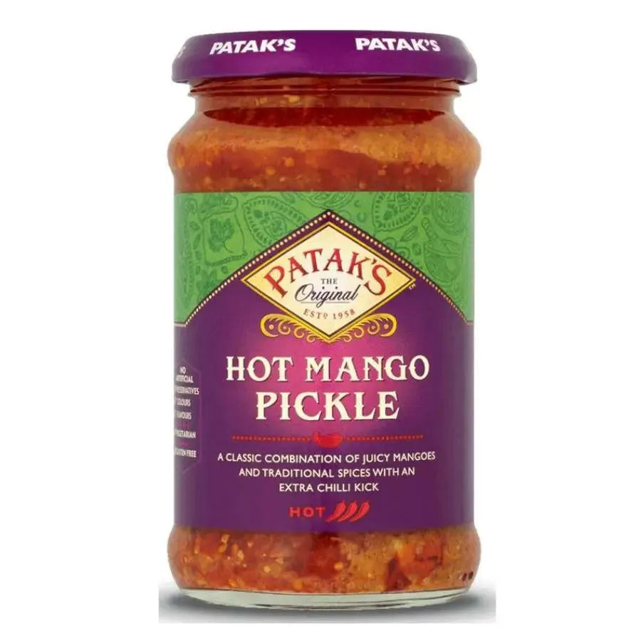 Patak's Mango Pickle Extra Hot-283 grams-Global Food Hub