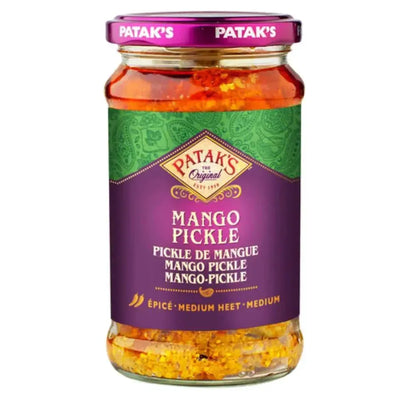 Patak's Mango Pickle Medium Hot-283 grams-Global Food Hub