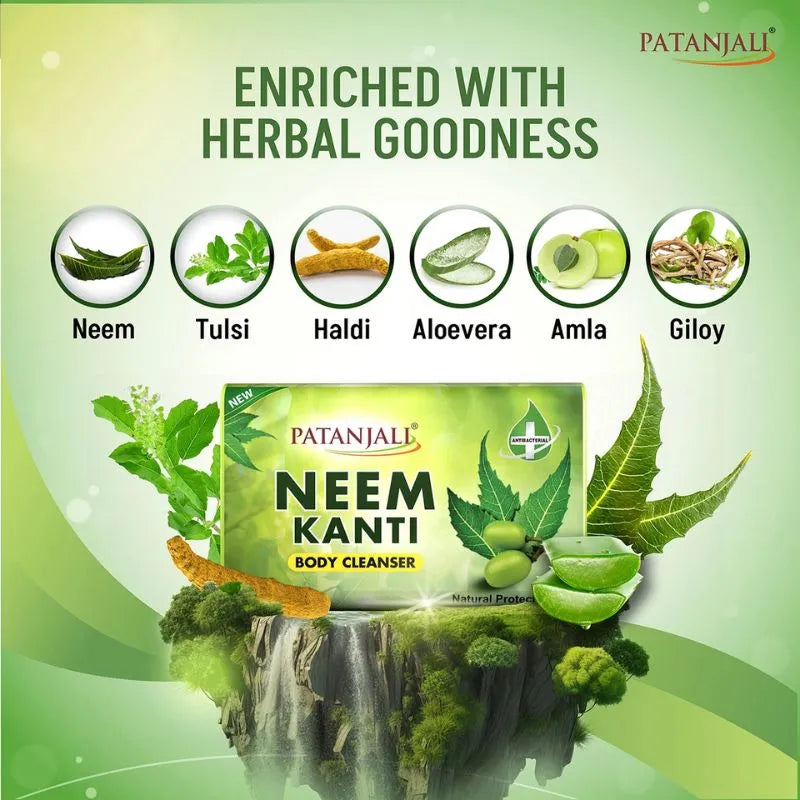 Patanjali Neem Kanti Soap - 75g-Global Food Hub