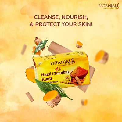 Patanjali Somya Haldi Chandan Kanti Soap - 75g-Global Food Hub