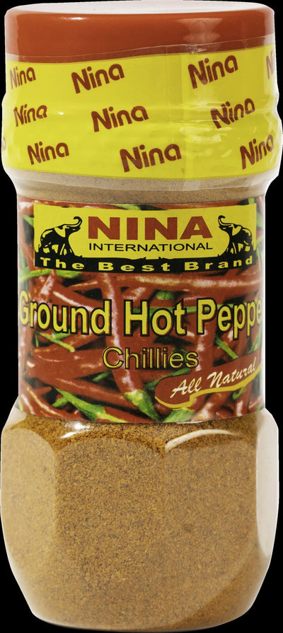 Pepper Hot Ground NINA-100 grams-Global Food Hub