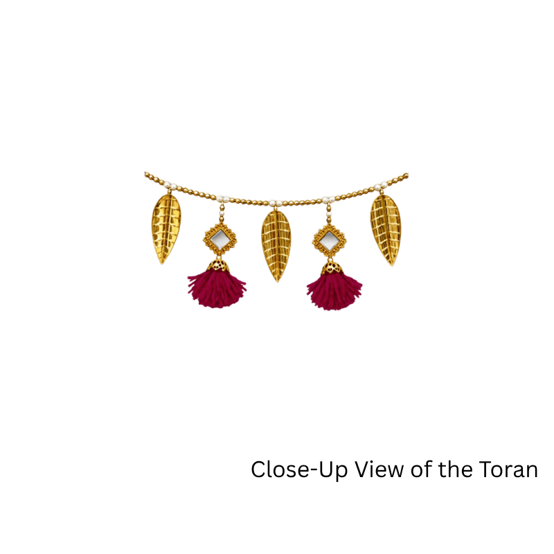 Premium Fancy Toran - Maroon S6