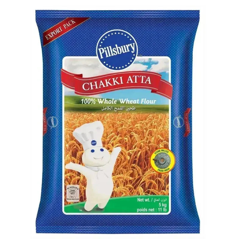 Pillsbury Flour Whole Wheat (Chakki Atta) - 10Kgs-Global Food Hub