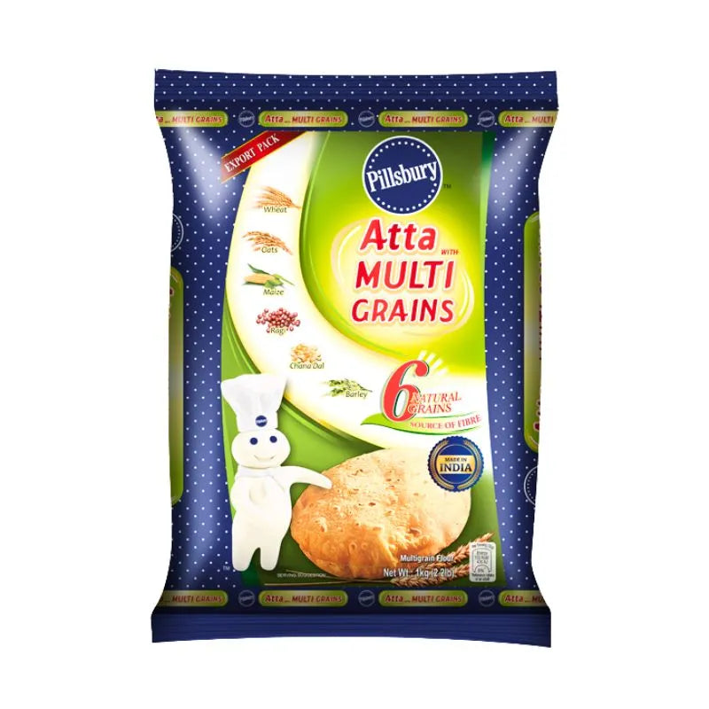 Pillsbury Multigrain Atta - 1Kg-Global Food Hub