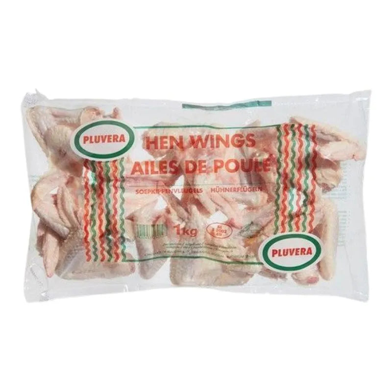 Pluvera Frozen Strong Hen Wings - 1kg-Global Food Hub