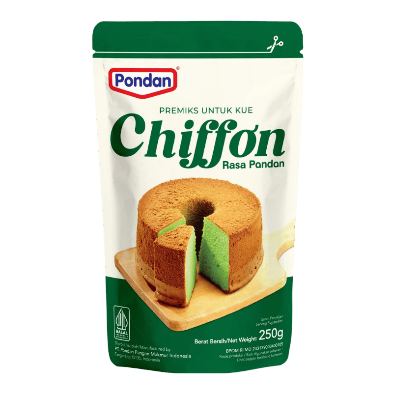 Pondan Chiffon Rasa Pandan Cakemix - 250g-Global Food Hub
