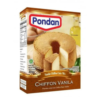 Pondan Chiffon Vanille / Vanila Cakemix - 400g-Global Food Hub