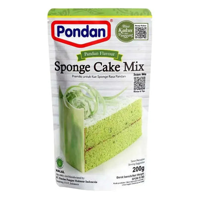 Pondan Sponge Cake Mix Pandan - 200g-Global Food Hub