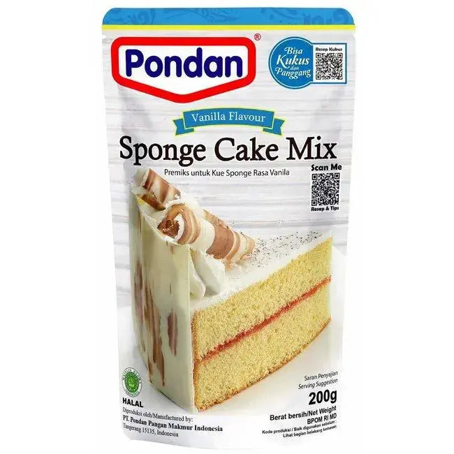 Pondan Sponge Cake Mix Vanilla-Global Food Hub